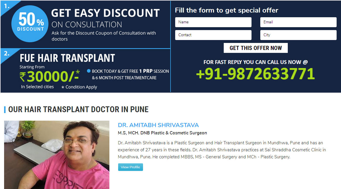 NHT Hair Transplant in Pune